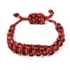 7 Inner Cores Polyester & Spandex Cord Braided Bracelets for Men Women BJEW-JB12571-01-1