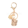 Chinese Style Alloy Enamel Keychains KEYC-WH0027-43B-2