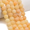 Natural Yellow Calcite Beads Strands GG-CBAA3AB-01-12mm-1