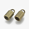 Tibetan Style Alloy Cord Ends X-TIBE-R315-02AB-FF-1