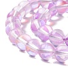 Synthetic Moonstone Beads Strands G-E573-02B-20-4