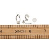 Brass Clip on Earring Findings DIY-TA0002-19P-6