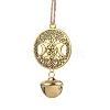 Iron Bell Pendant Decorations HJEW-JM02504-01-1