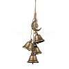 Iron Bell Pendant Decoration HJEW-JM02246-1