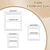 3 Stes 3 Styles Plastic Cross Stitch Embroidery Hoops DIY-CP0012-44C-2