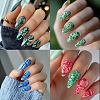 Stainless Steel DIY Nail Art Templates MRMJ-WH0092-047-7