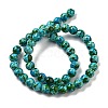 Synthetic Turquoise Dyed Beads Strands G-E594-24M-3