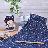 Cotton Denim Fabric DIY-WH0504-872B-4