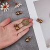4Pcs Brass EDC European Beads KK-FG0001-35R-3