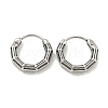 316 Surgical Stainless Steel Hoop Earrings EJEW-D096-12AS-05-1