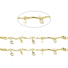 Handmade Eco-friendly Brass Curved Bar Link Chain CHC-E023-32G-4