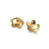 304 Stainless Steel Bead Caps STAS-P448-09K-G-2