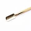 Double Head Stainless Steel Cuticle Pusher MRMJ-WH0068-95LG-3