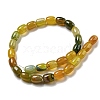 Natural Banded Agate/Striped Agate Beads Strands G-A223-D12-01A-3