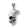 304 Stainless Steel Pendants STAS-M113-07AS-1