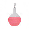 Printed 201 Stainless Steel Pendants STAS-T066-86B-1