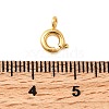Brass Spring Ring Clasps KK-D407-20G-A-3