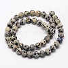 Natural Dalmatian Jasper Beads Strands G-D685-4mm-2