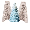 3D Christmas Tree DIY Candle Two Parts Silicone Molds CAND-B002-01B-1