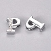 Alloy Slide Charms PALLOY-WH0066-21P-1