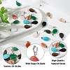 Fashewelry 24pcs 12 Styles Natural & Synthetic Gemstone Pendants G-FW0001-33-4