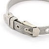 Fashionable Unisex 304 Stainless Steel Watch Band Wristband Bracelets BJEW-F065G-01-3