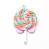 Handmade Polymer Clay Pendants CLAY-Q240-012H-2