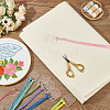Cotton Solid Colored Cross Stitch Fabric DIY-WH0578-35B-02-5