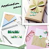 12 Rolls Leaf Theme Adhesive Paper Tapes DIY-WH20009-47A-4