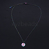 201 Stainless Steel Pendants Necklaces NJEW-S105-JN627-11-2