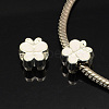 Alloy Enamel Butterfly Large Hole European Beads MPDL-R036-47H-1