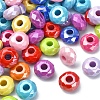 Opaque Acrylic European Beads FIND-CJC0003-54B-3