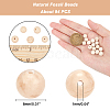 Natural Fossil Beads Strands G-AR0003-84-2