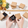 Kraft Paper Cardboard Jewelry Set Boxes CBOX-BC0001-10-3