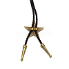 Star Lariat Necklace for Men Women NJEW-WH0011-05AB-3