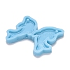 Dolphin Shape Pendant Silicone Molds X-DIY-M034-04-3