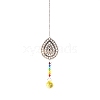 Glass Round Pendant Decoration PW-WG43237-02-1