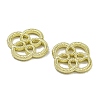 Rack Plating Alloy Chinese Knot Multi-Strand Links PALLOY-F312-38G-02-2