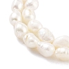 Natural Cultured Freshwater Pearl Beads Strands PEAR-P062-24B-4