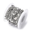 304 Stainless Steel Curb Chains CHS-G041-02P-04-3