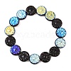 Czech Pressed Glass Beads GLAA-I061-48C-2