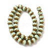 Opaque Solid Color Glass Beads Strands GLAA-G098-02A-2