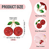 2Pcs Alloy Cherry Charms FIND-TA0009-30C-3