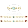 Handmade Eco-friendly Brass Flat Round & Oval Link Chain CHC-E023-27G-01-4