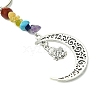 Tibetan Style Alloy Keychain KEYC-JKC01080-5