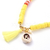 Handmade Polymer Clay Heishi Beads Necklaces NJEW-JN02721-02-3