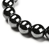Natural Tiger Eye(Dyed) Beads Stretch Bracelets Set BJEW-JB06653-03-7