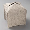 Crossed Textured Imitation Leather Tissue Boxes CON-WH20005-15A-1