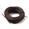 Braided Leather Cord with Core WL-F009-B01-4mm-1-1