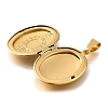 316 Stainless Steel Locket Pendants X-STAS-C123-01B-G-2